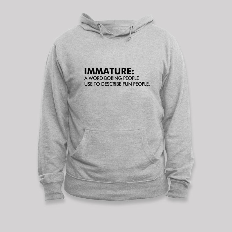 Maturity Misunderstood  Geek Hoodie
