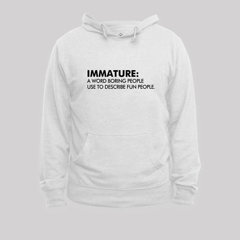 Maturity Misunderstood  Geek Hoodie