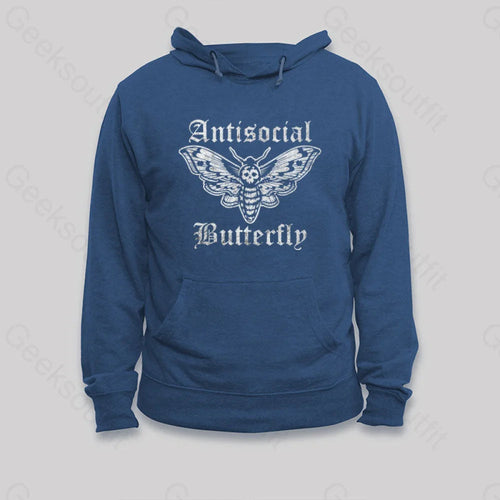 Funny Antisocial Butterfly Hoodie